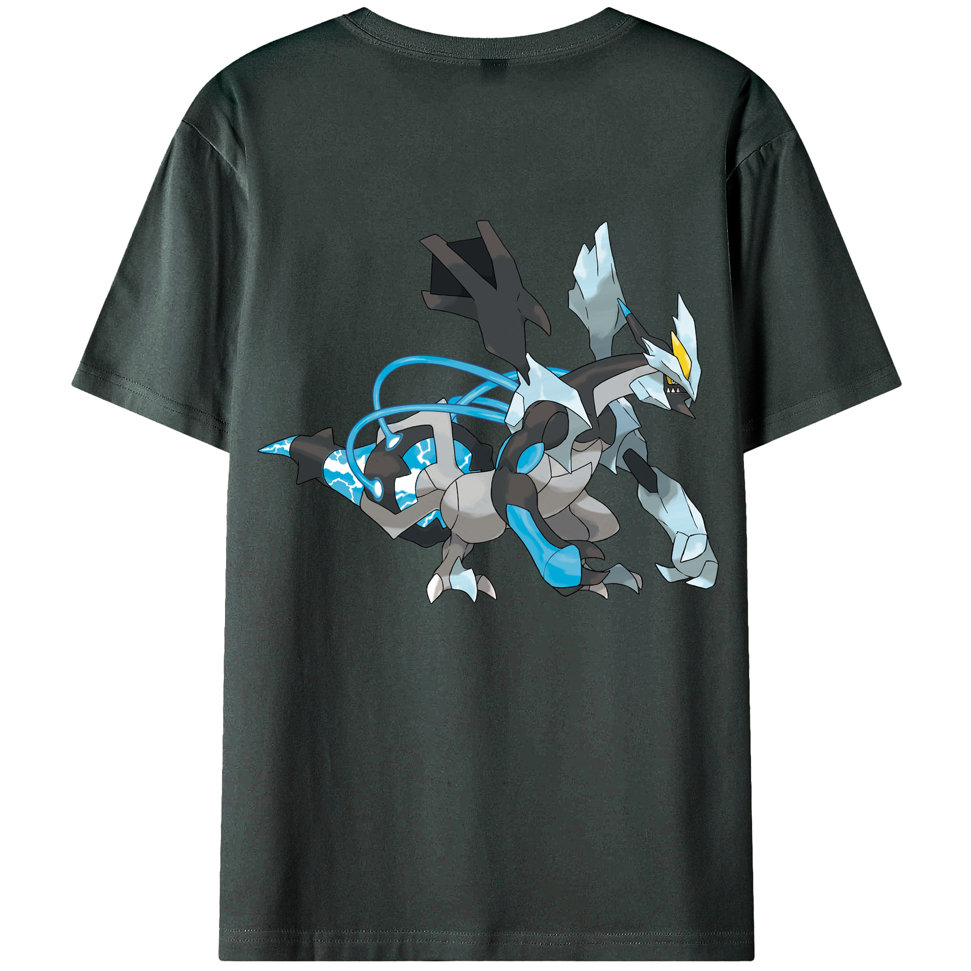 （画像用） ポケットモンスター Pokémon 綿100％ メンズ半袖Tシャツ（バックプリント） 通気性